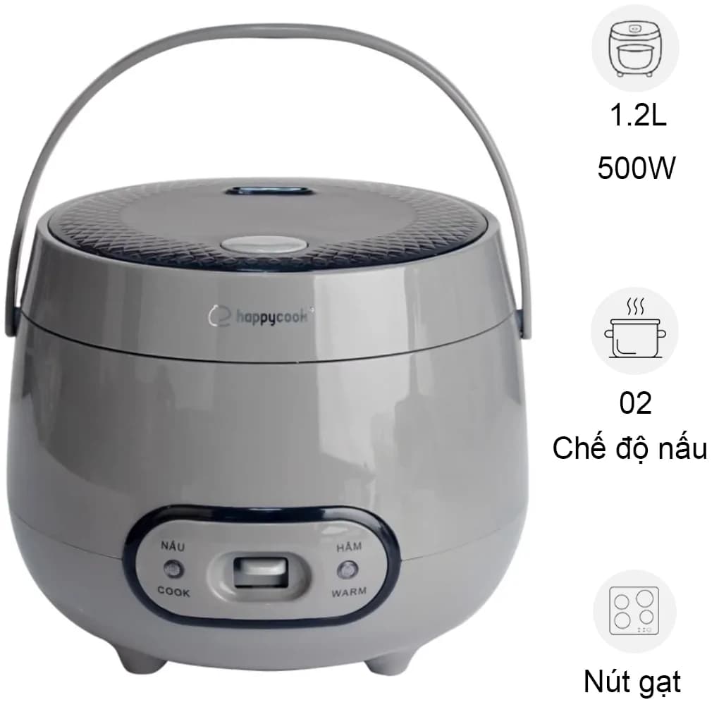 Ảnh Nồi Cơm Nắp Gài Happy Cook HCJ-120G