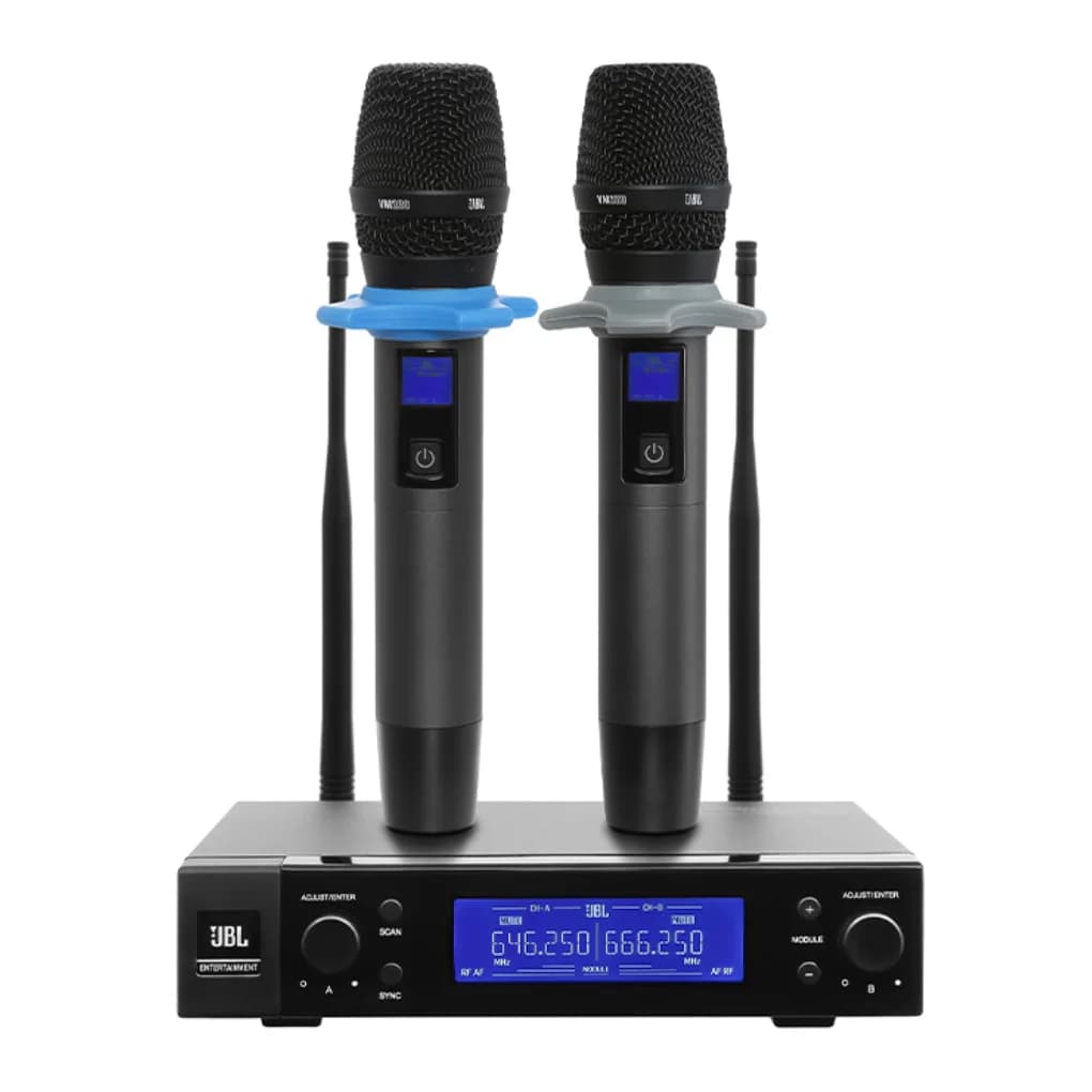 Ảnh Micro Không Dây Và Bộ Thu Phát JBL VM200