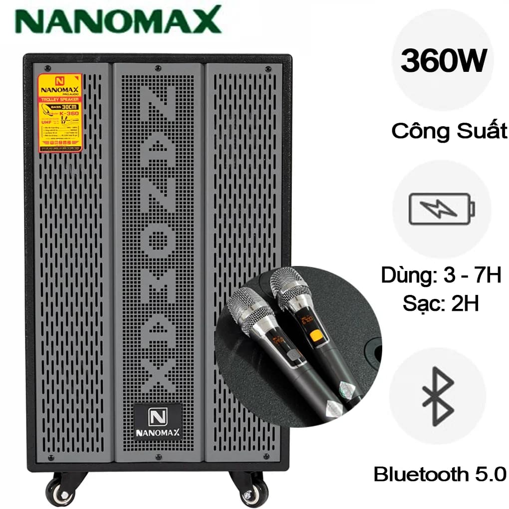 Ảnh Loa Kéo Nanomax K-360