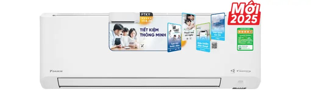 Ảnh Máy Lạnh Daikin Inverter 1 HP FTKY25ZVMV