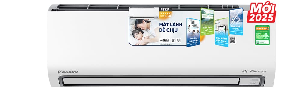 Máy Lạnh Daikin Inverter 2.5 Hp FTKF60ZVMV
