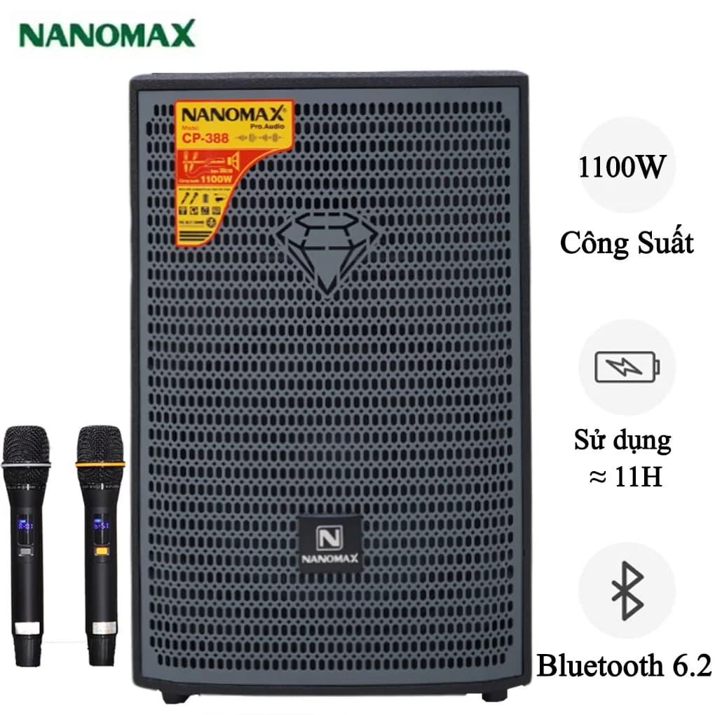 Ảnh Loa Kéo Di Động Nanomax CP-388
