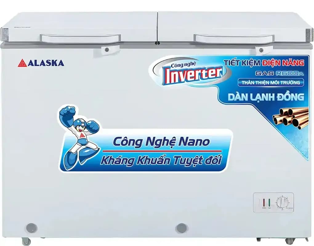 Ảnh Tủ Đông Mát Alaska Inverter 312 Lít BCD-5068CI