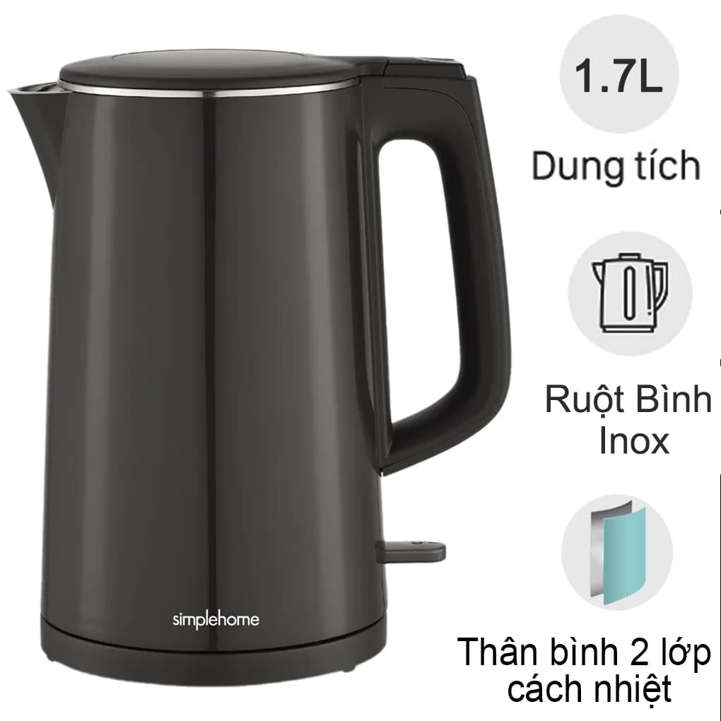 Ảnh Bình Đun Siêu Tốc Simplehome K123NN 1.7 Lít
