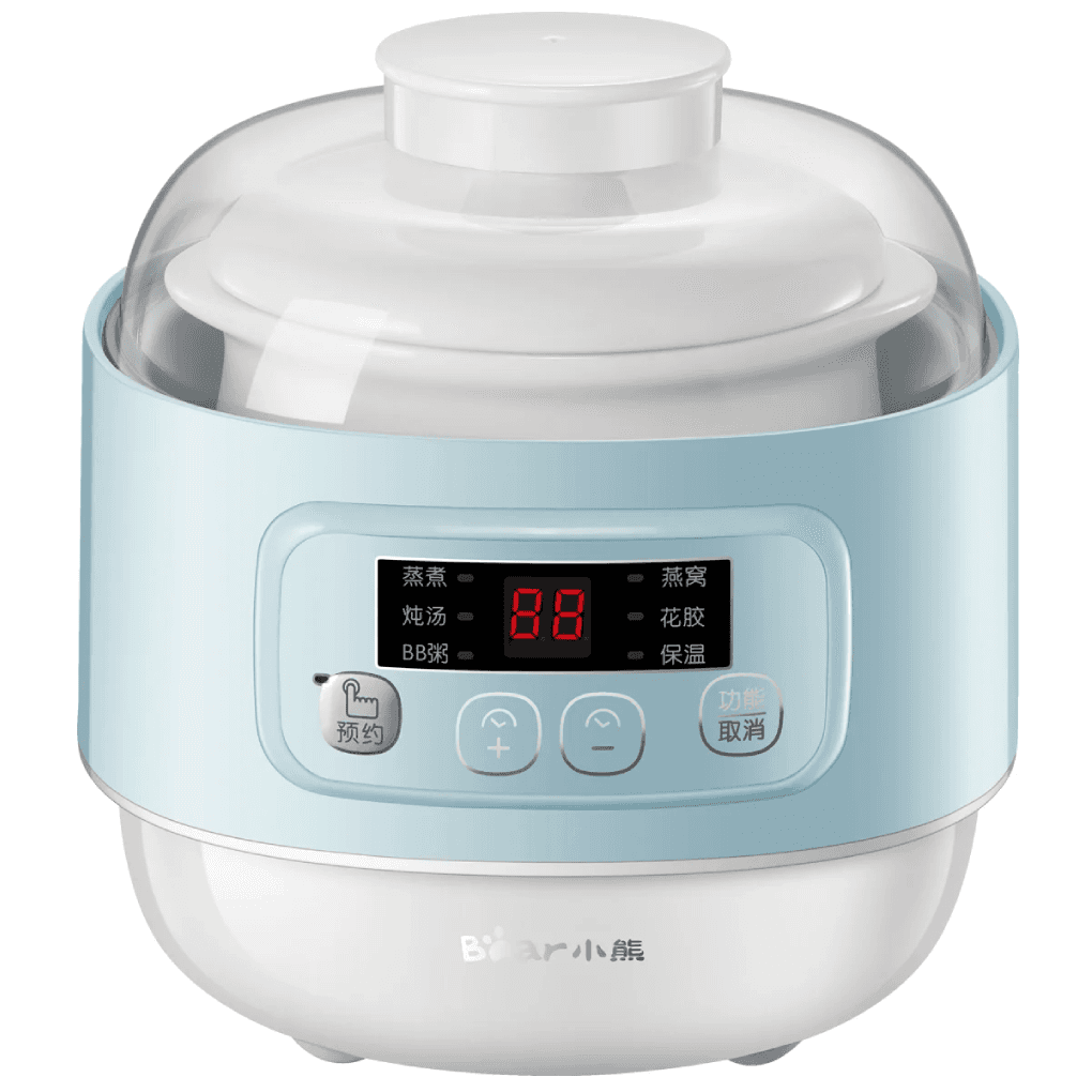 Nồi Nấu Chậm Bear 0.8 Lít DDZ-A08G2 - Hàng Quốc Tế - Bản Tiếng Anh