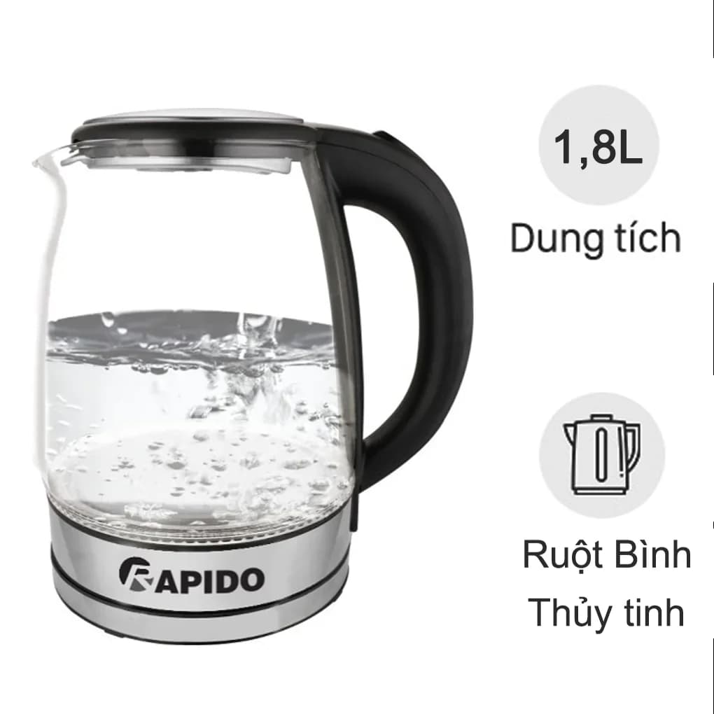 Ảnh Ấm Đun Siêu Tốc Rapido RK 1818