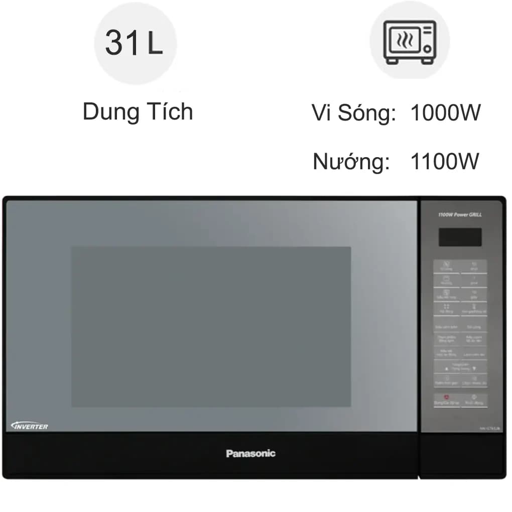 Ảnh Lò vi sóng Panasonic NN-GT65JBYUE 31 lít