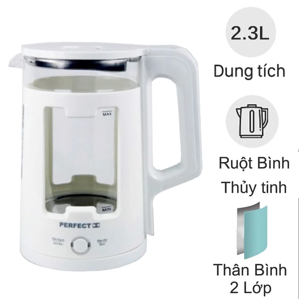 Ảnh Ấm Đun Nước Giữ Nhiệt Perfect PF-BD68