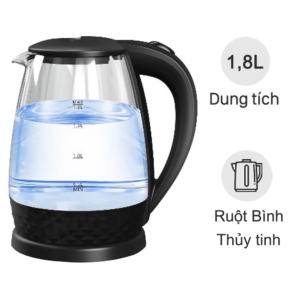 Bình đun siêu tốc 1.8 lít Perfect PF-T18