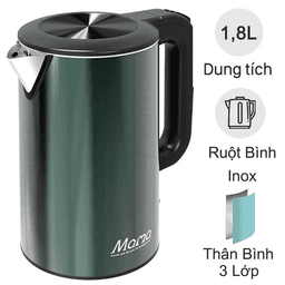 Ấm Đun Siêu Tốc 3 Lớp Sunhouse Mama SHD1389 1.8 Lít