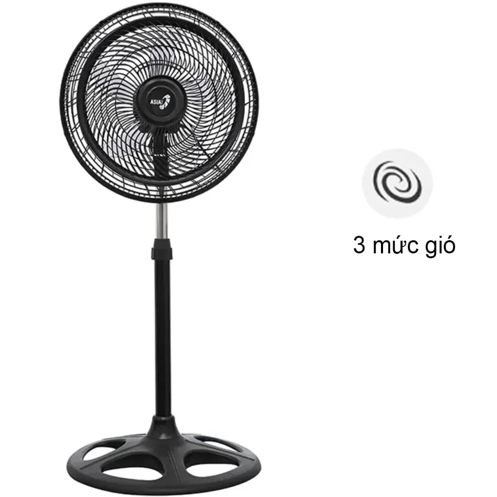 Ảnh Quạt Đứng Asiavina Turbo One VY619990 55W - Đen