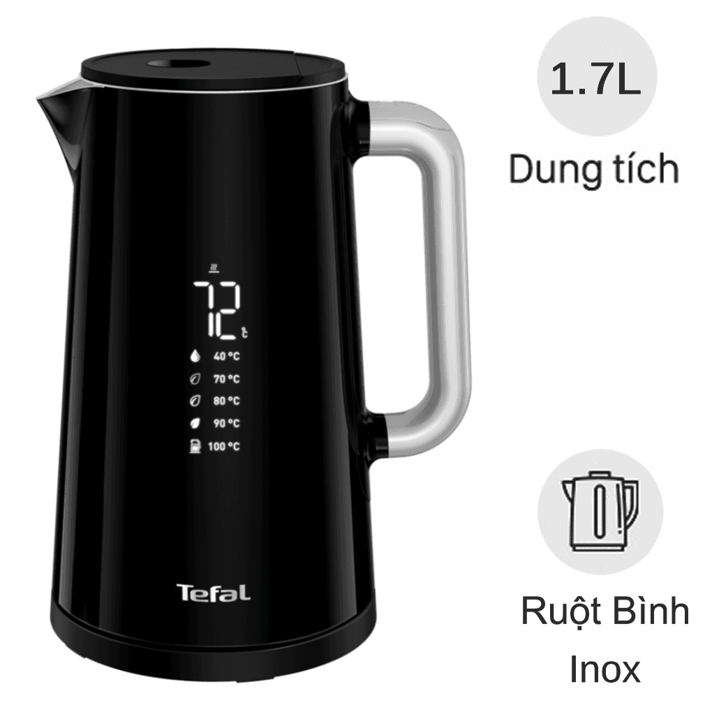 Bình Đun Siêu Tốc Tefal Smart & Light KO850810 1.7 Lít