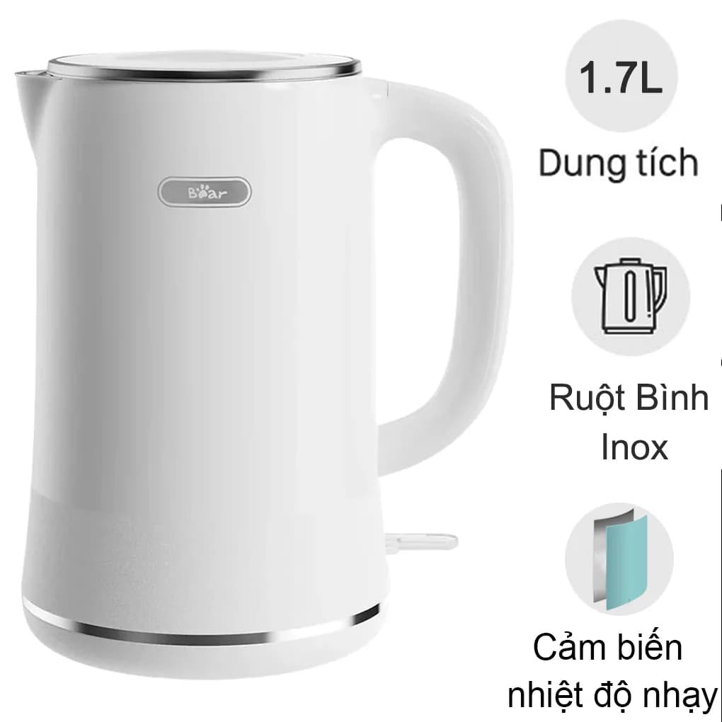 Ảnh Bình Đun Nước Bear ZDH-D17K2 1.7 Lít
