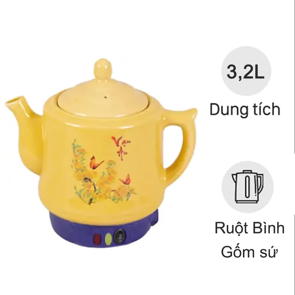 Ảnh Siêu sắc thuốc 3.2 lít Vạn An VA 61-CM