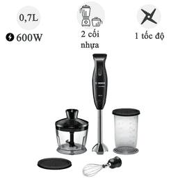 Máy xay cầm tay Bosch MSM2650B 600W