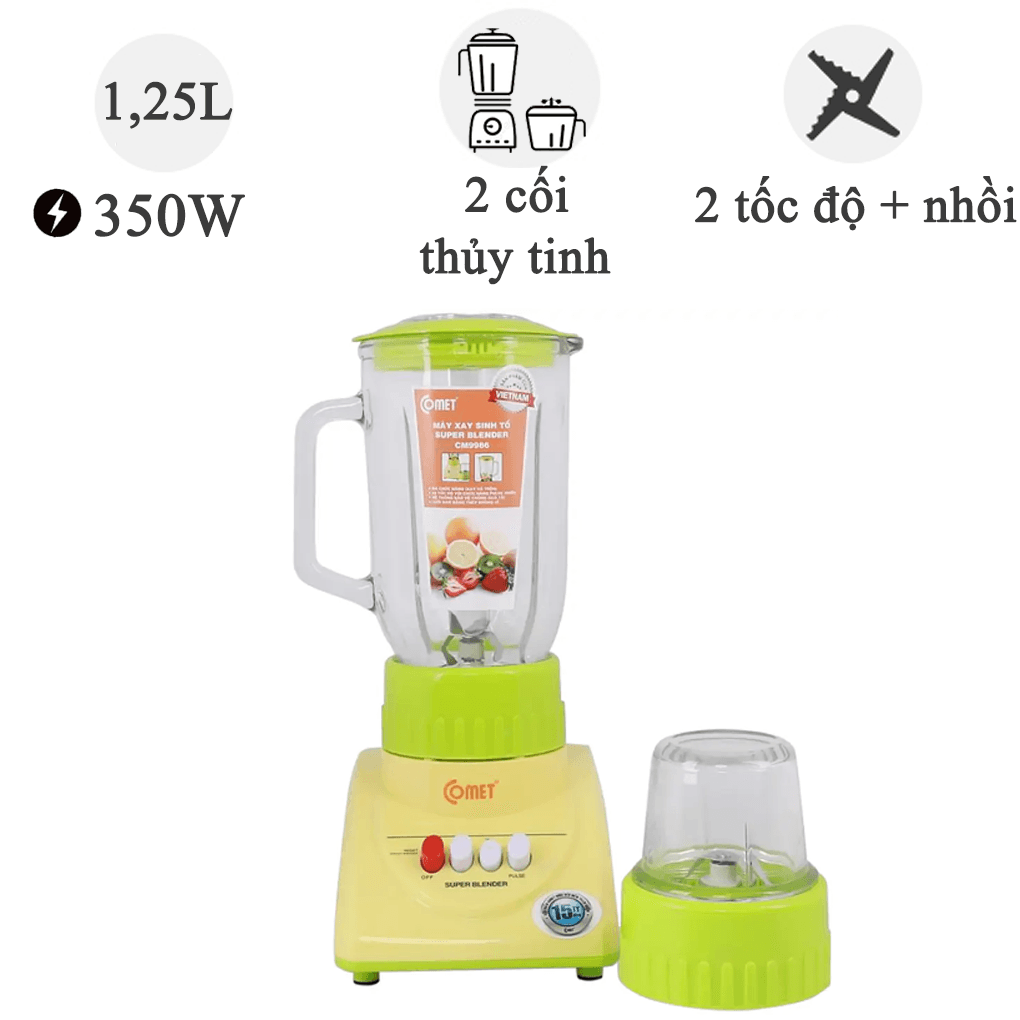 Máy xay sinh tố Comet CM9986 350W