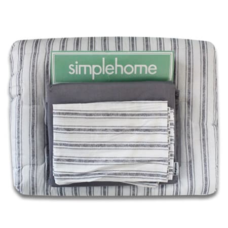 Bộ Drap Mền Gối SIMPLEHOME 160 X 200CM XS1
