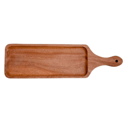 Khay CN Tay Cầm Gỗ Xà Cừ Thanh Tú 12 x 38Cm