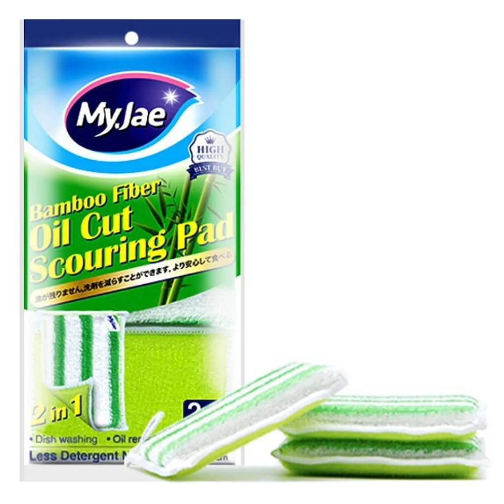 Ảnh Miếng Rửa Chén Sợi Tre Đánh Bay Dầu Bẩn MyJae