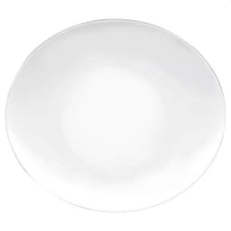 PROMETEO Đĩa Thủy Tinh Màu Trắng 22 X 19