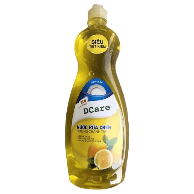Nước Rửa Chén DCare Hương Chanh Tây 800g