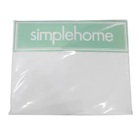 Ảnh Drap SIMPLEHOME Trắng Trơn 1.6 X 2M