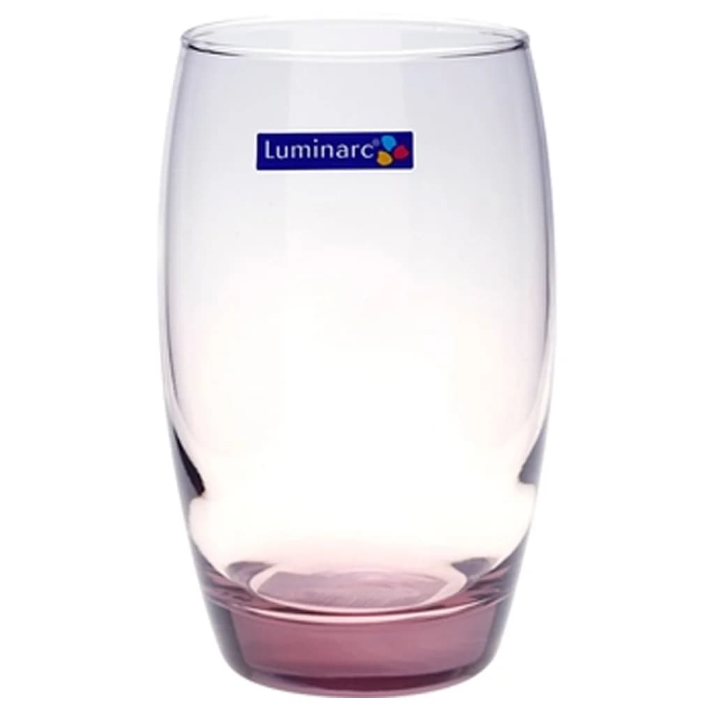 Ảnh Ly Cao Thủy Tinh Luminarc Salto Pink 350ml