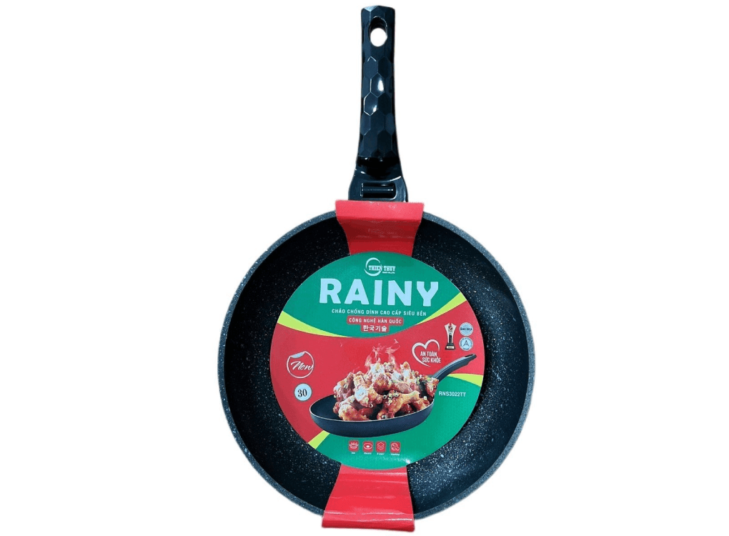 Chảo Đúc Đáy Từ 26cm Rainy Diamond RNDT26TT