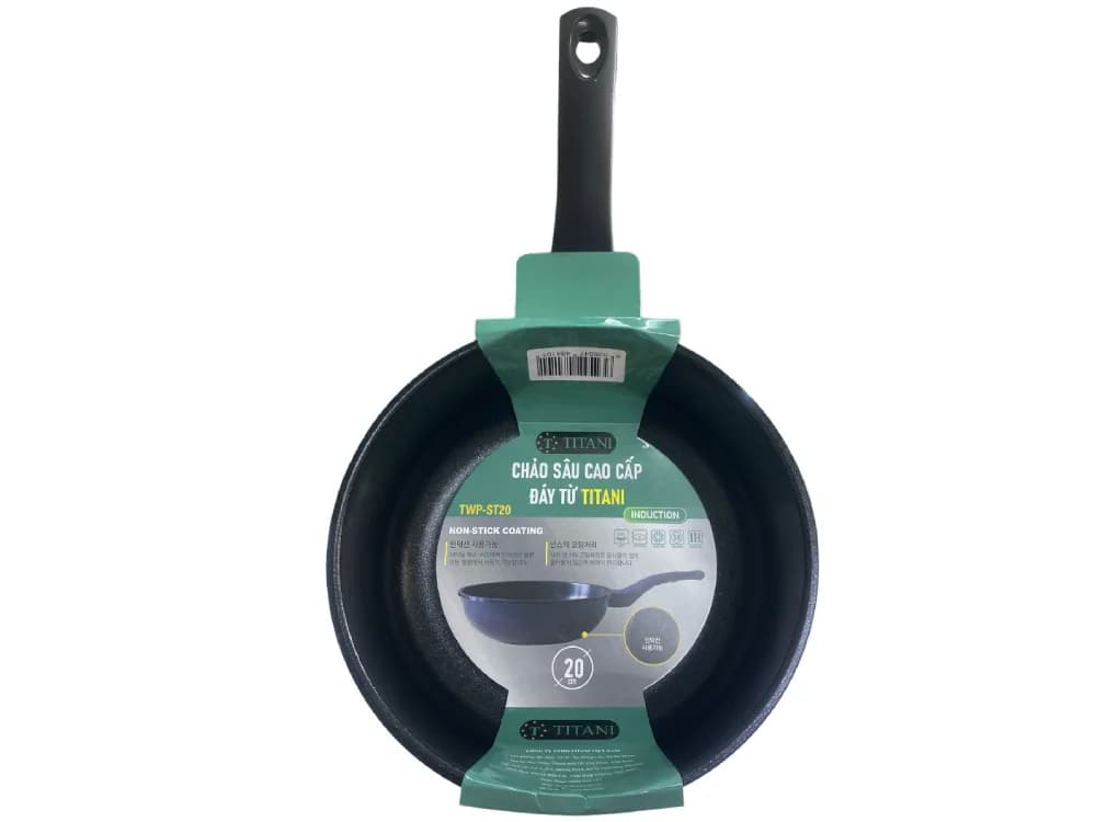 Ảnh Chảo Sâu Cao Cấp Đáy Từ Titani TWP-ST20
