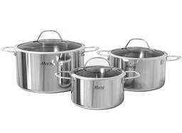 Bộ Nồi Inox Đa Lớp Sunhouse Mama SHG701