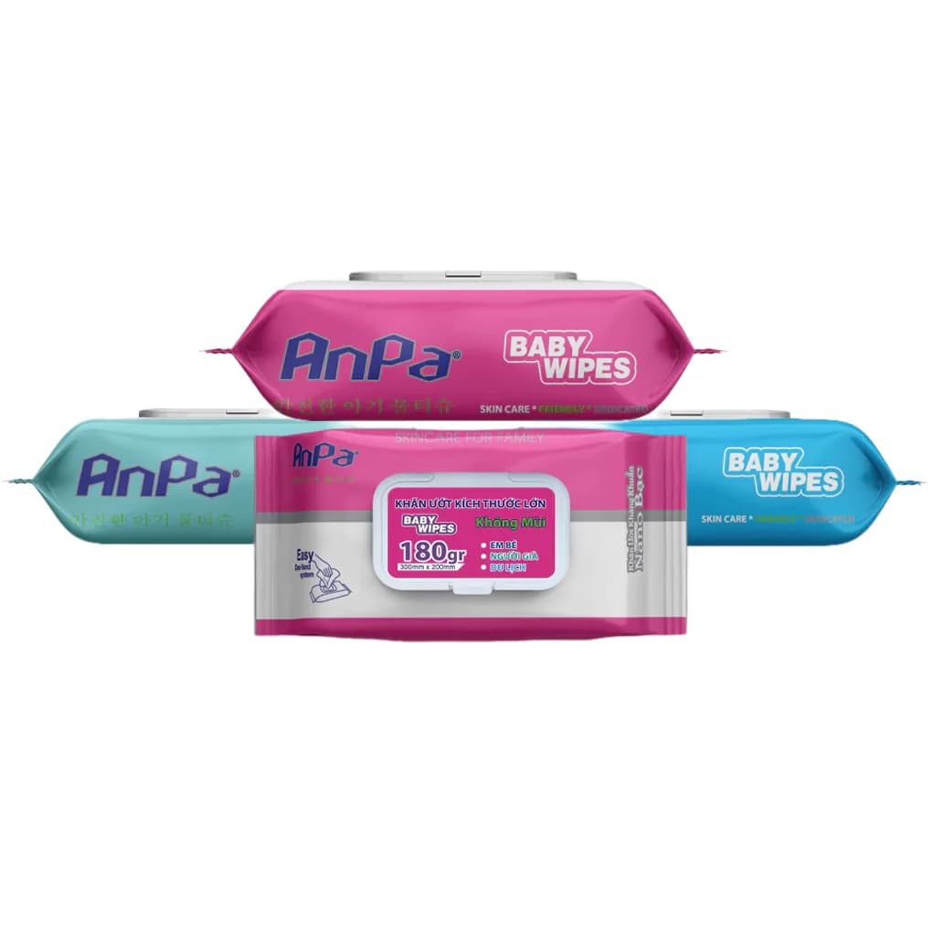 Ảnh Khăn Ướt Cao Cấp Anpa 180gr