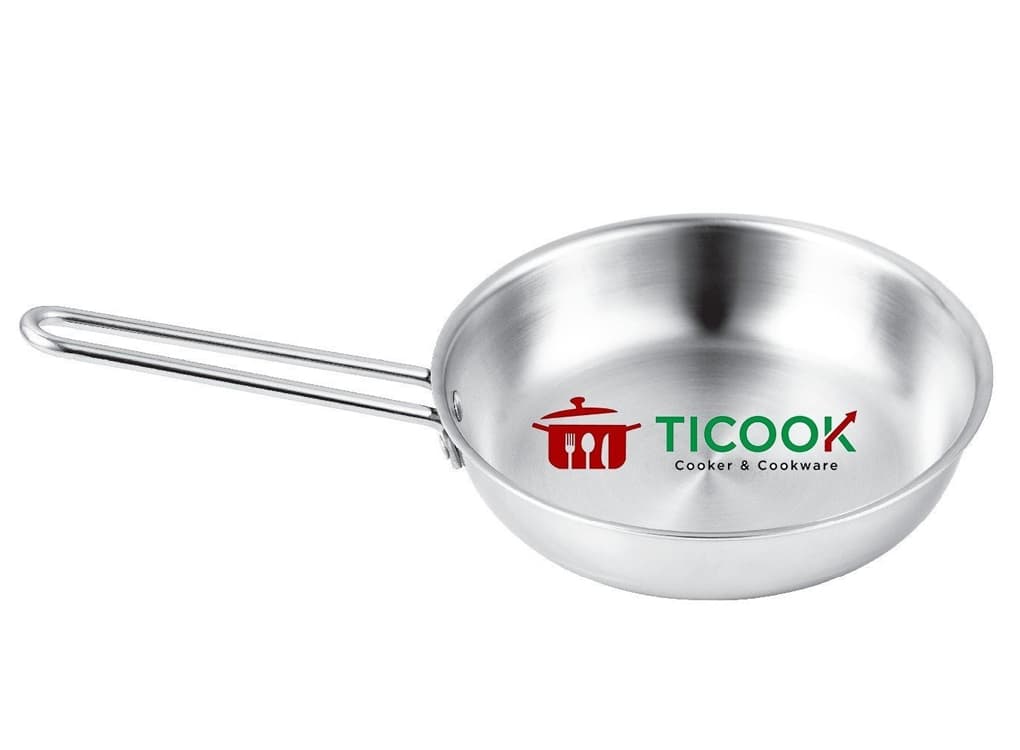 Chảo Đa Năng Inox 304 Ba Lớp Đáy Từ Ticook 16 cm