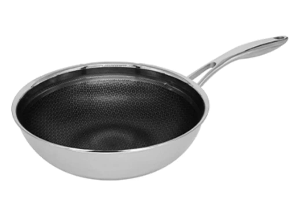 Ảnh Chảo Sâu Kims Cook Blackcube Inox 3 lớp Đáy Từ Chống Dính 24cm