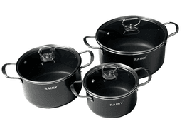 Bộ 3 Nồi Nhôm Đáy Từ Rainy RN2589KTT