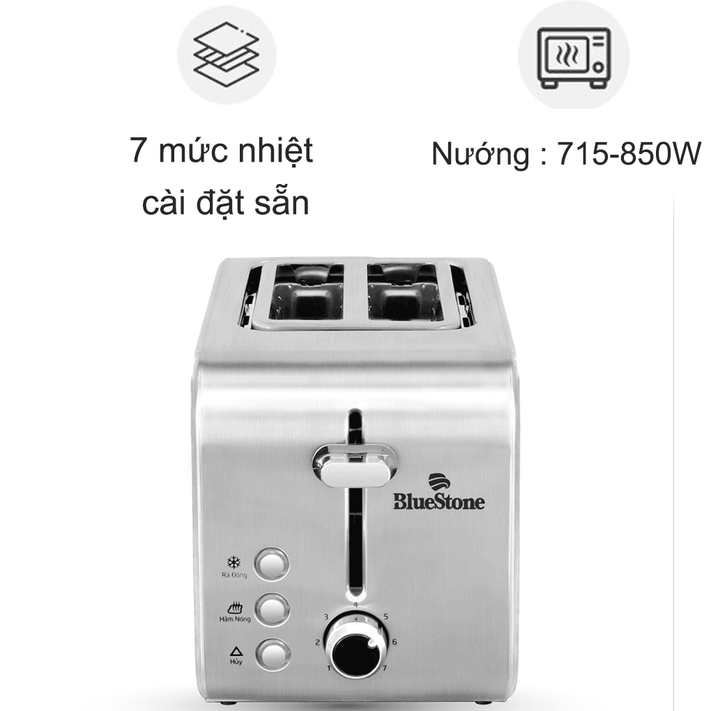 Máy Nướng Bánh Mì BlueStone TTB-2535 715-850W