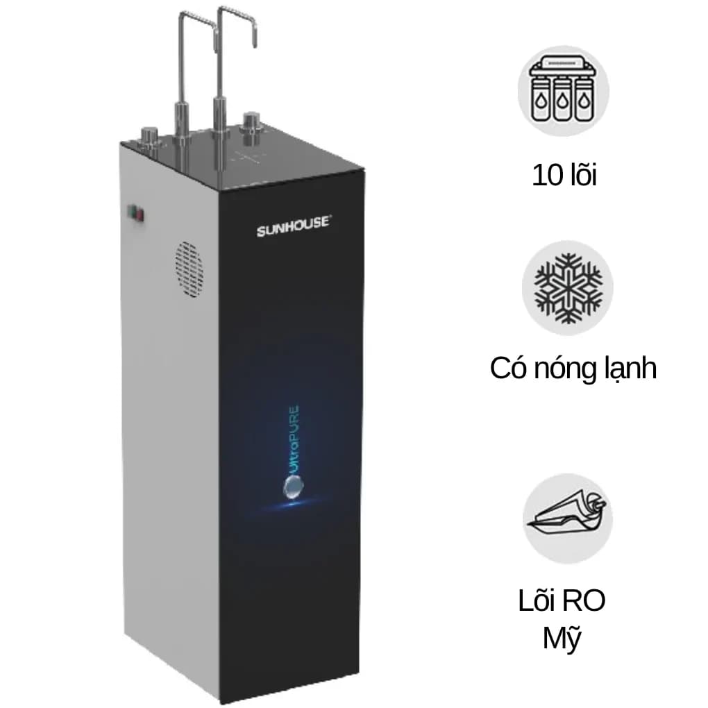Ảnh Máy Lọc Nước RO UltraPURE Nóng Lạnh 10 Lõi Sunhouse SHA76212KL