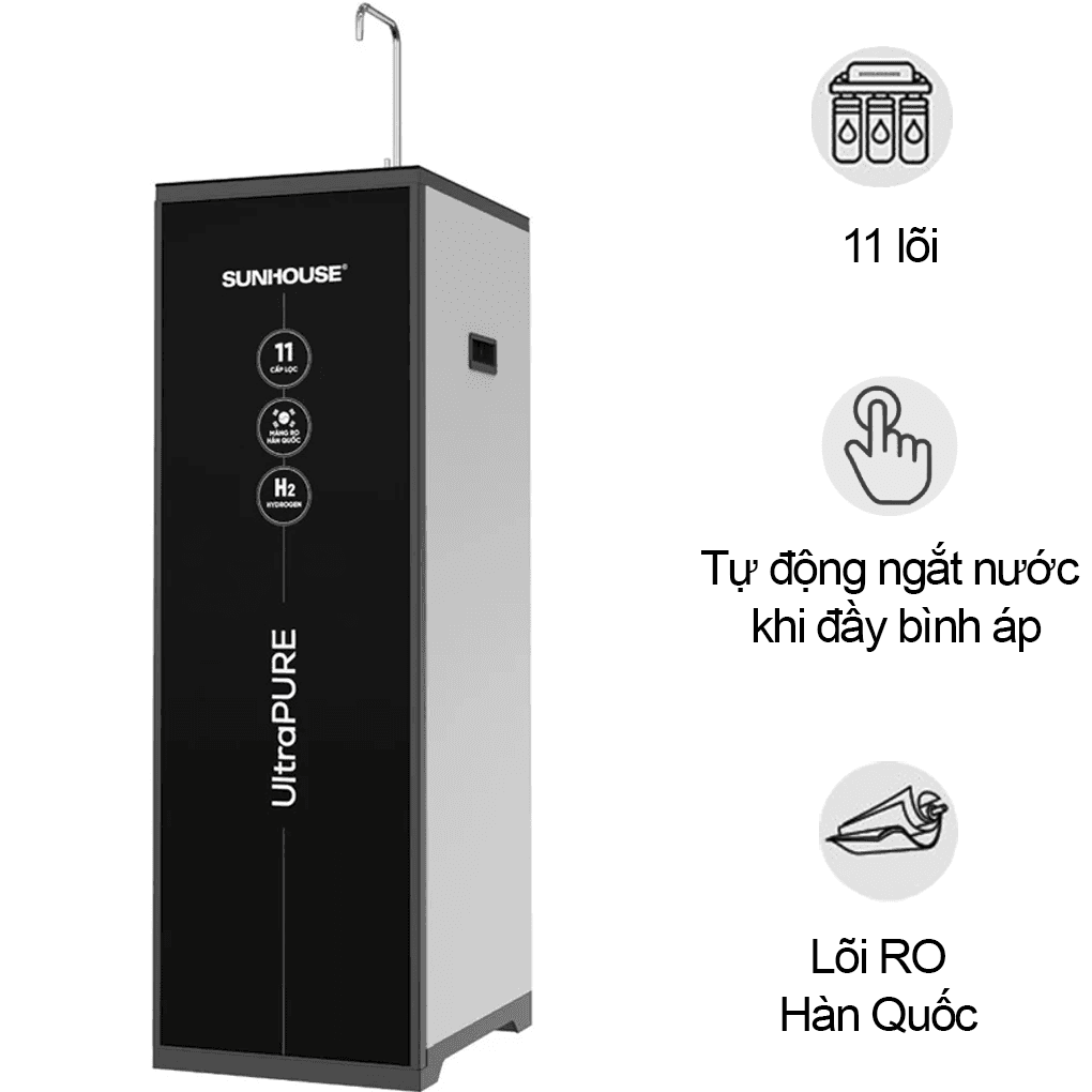 Máy Lọc Nước RO UltraPURE Sunhouse SHA8820KL 11 Lõi