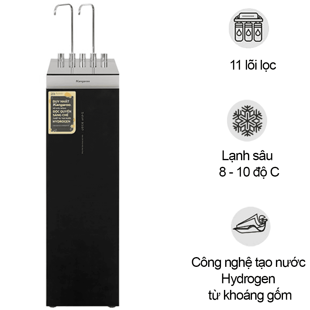 Máy Lọc Nước Kangaroo Hydrogen Nóng Lạnh KG11A18 11 Lõi