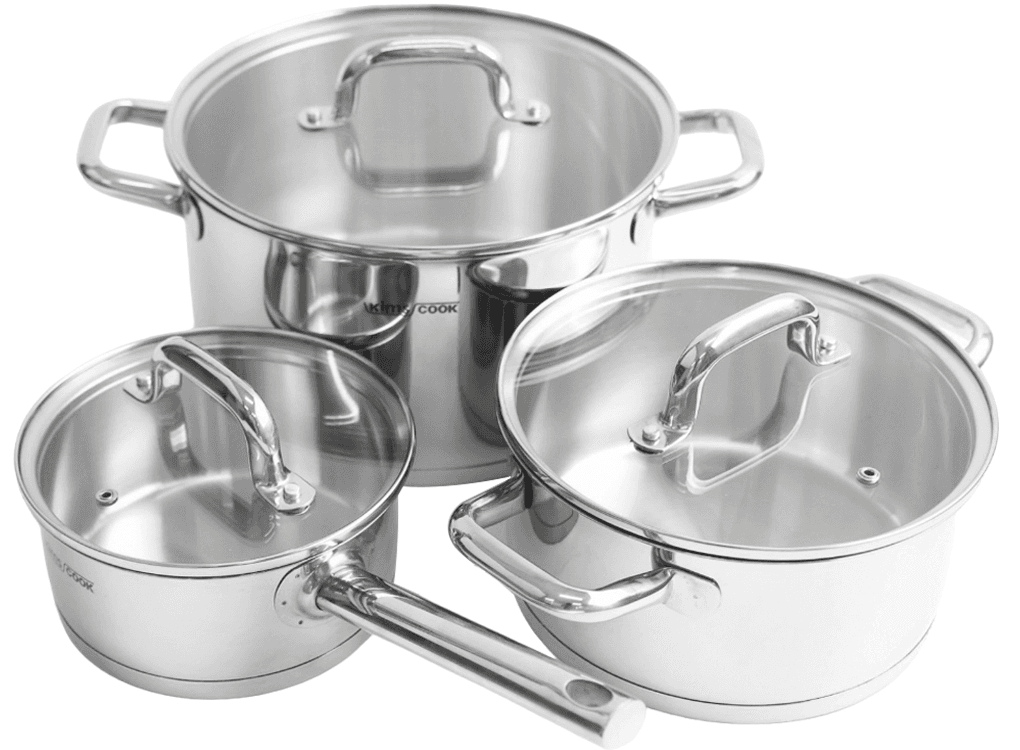 Bộ Nồi New Triumph 5 Đáy KimsCook KCTUSET6PCS 6 Chi Tiết