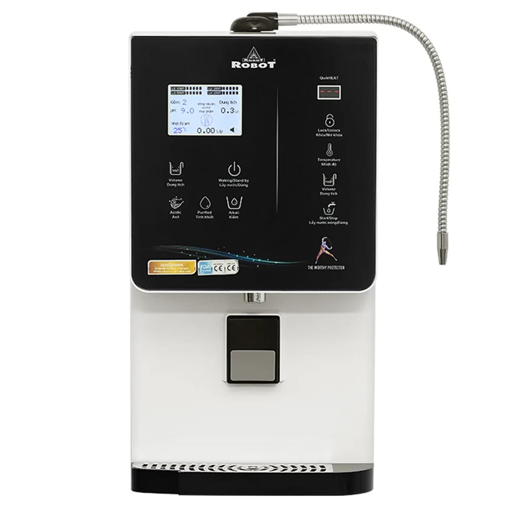 Ảnh Máy Lọc Nước Điện Giải Nóng Thông Minh - Lạnh Robot IonQueen 129C