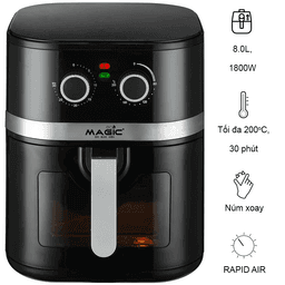 Nồi Chiên Không Dầu Magic Eco AC-127 8 Lít