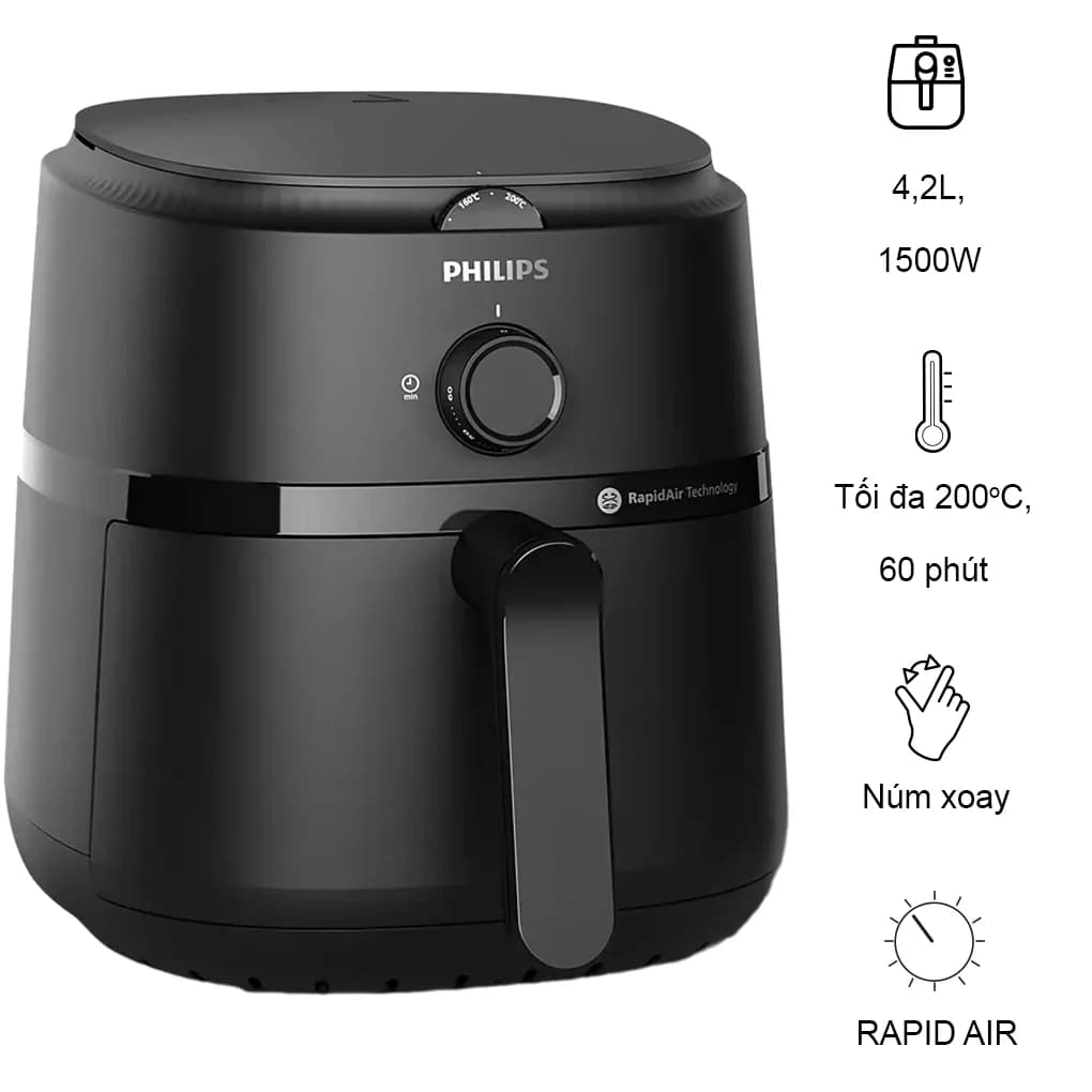 Ảnh Nồi Chiên Không Dầu Philips NA120/00