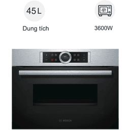 Lò Nướng Kết Hợp Vi Sóng Bosch HMH.CMG633BS1B