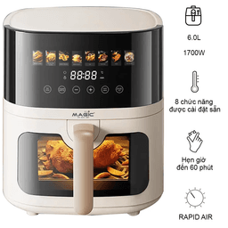 Nồi Chiên Không Dầu Magic Eco AC-125 6.0 Lít