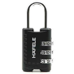 Ổ Khoá Số Du Lịch DIY HAFELE 20301 Black 482.09.003
