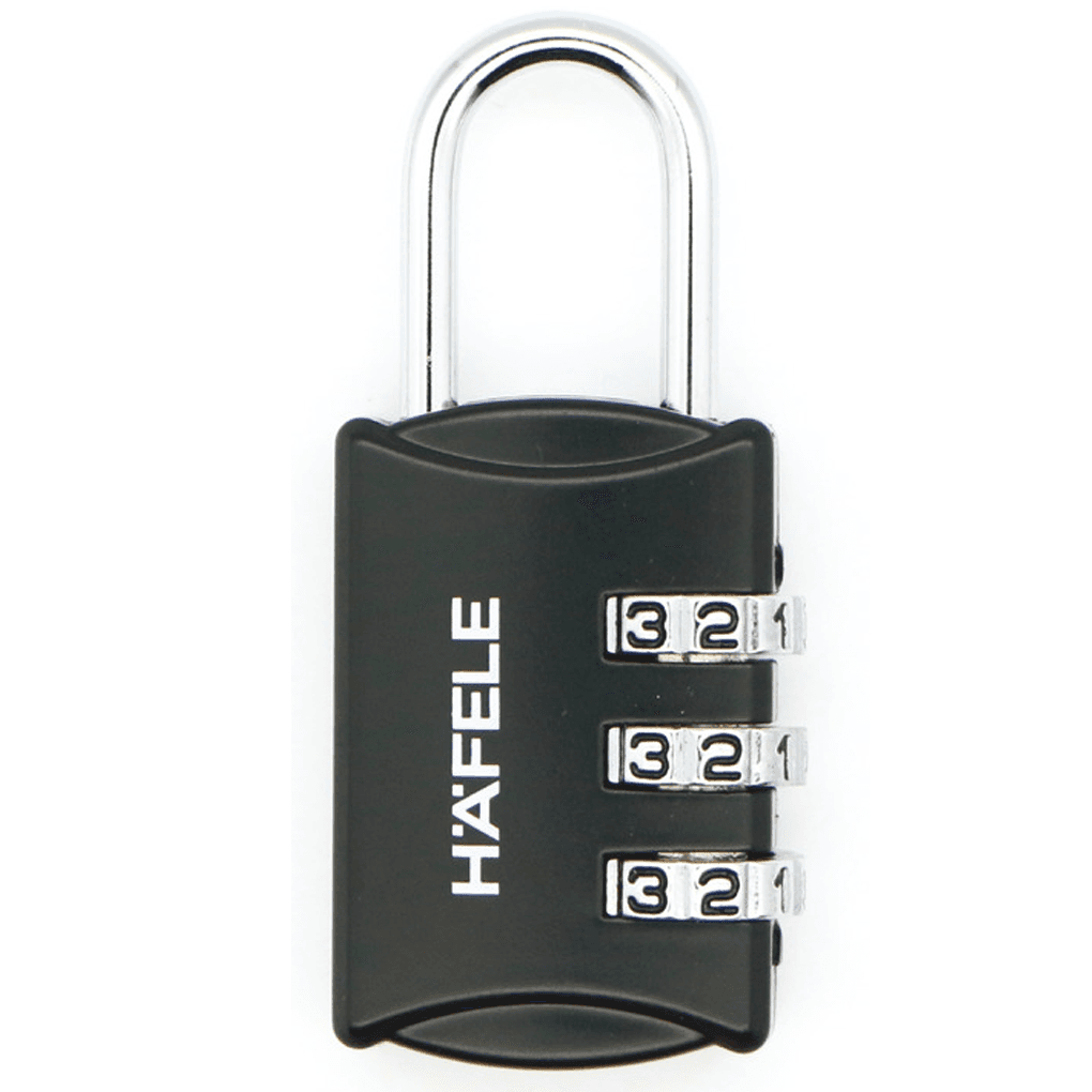 Ổ Khoá Số Du Lịch DIY HAFELE 20302 Black 482.09.000