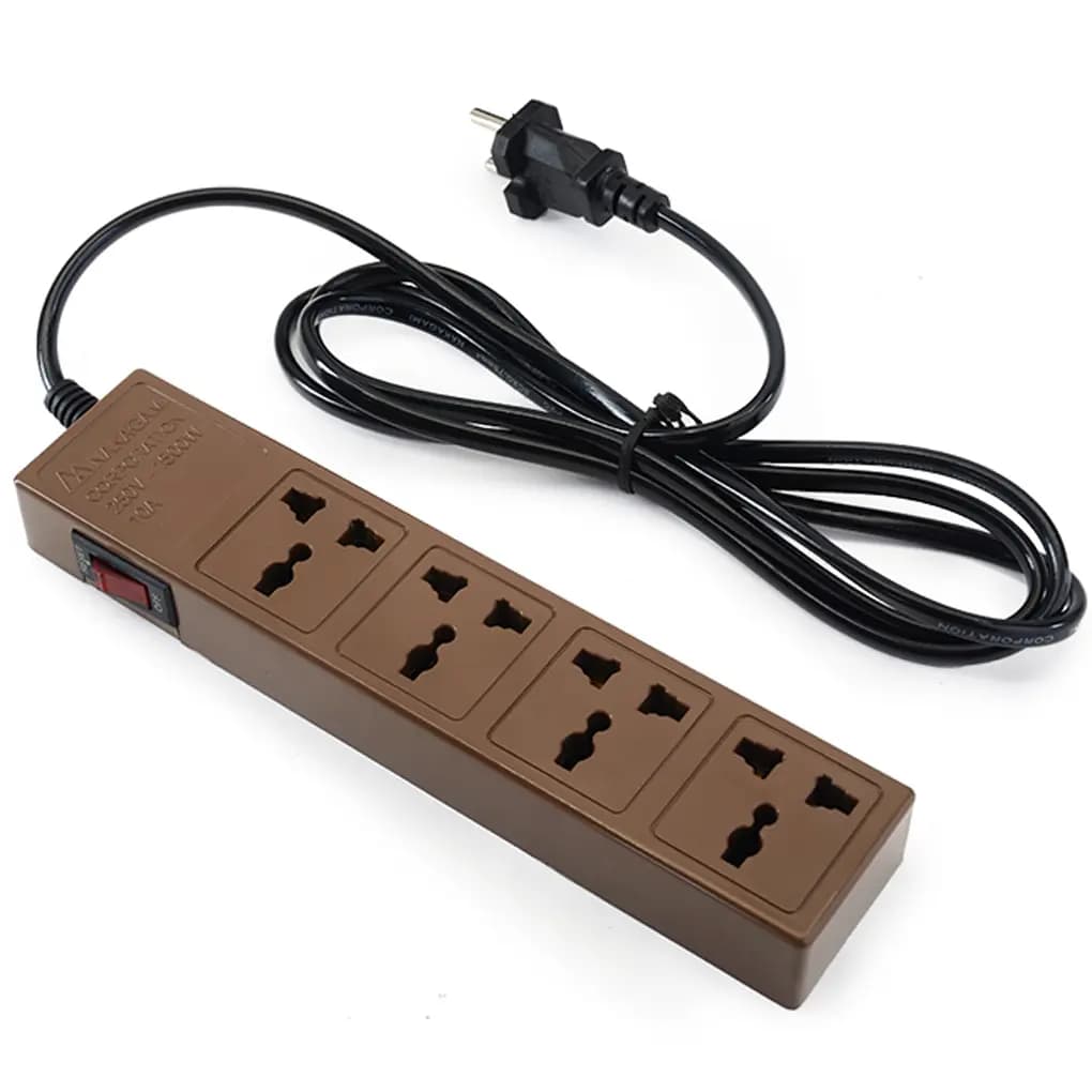 Ảnh Ổ Cắm Điện NAKAGAMI 4 Lỗ Dây 5m