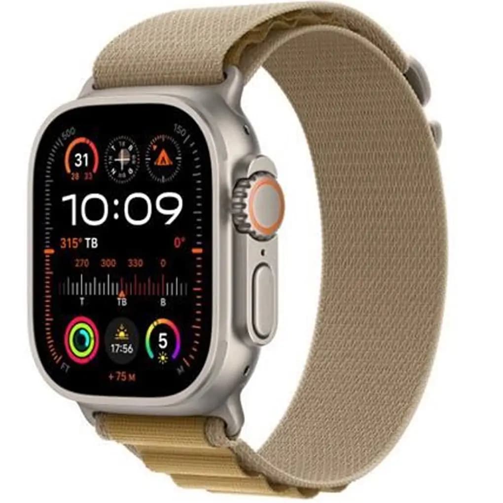 Ảnh Apple Watch Ultra 2 GPS + Cellular 49mm Natural Titanium Case with Tan Alpine Loop