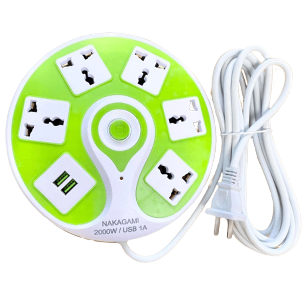 Ổ Cắm Nakagami USB Tròn 5 Lỗ
