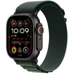 Apple Watch Ultra 2 GPS Cellular 49mm viền Titanium đen dây Alpine, S